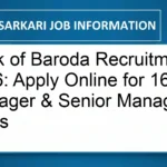 Bank of Baroda Recruitment 2026: Apply Online for 166 Manager & Senior Manager Posts