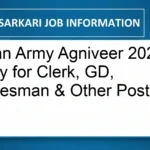 Indian Army Agniveer 2026: Apply for Clerk, GD, Tradesman & Other Posts