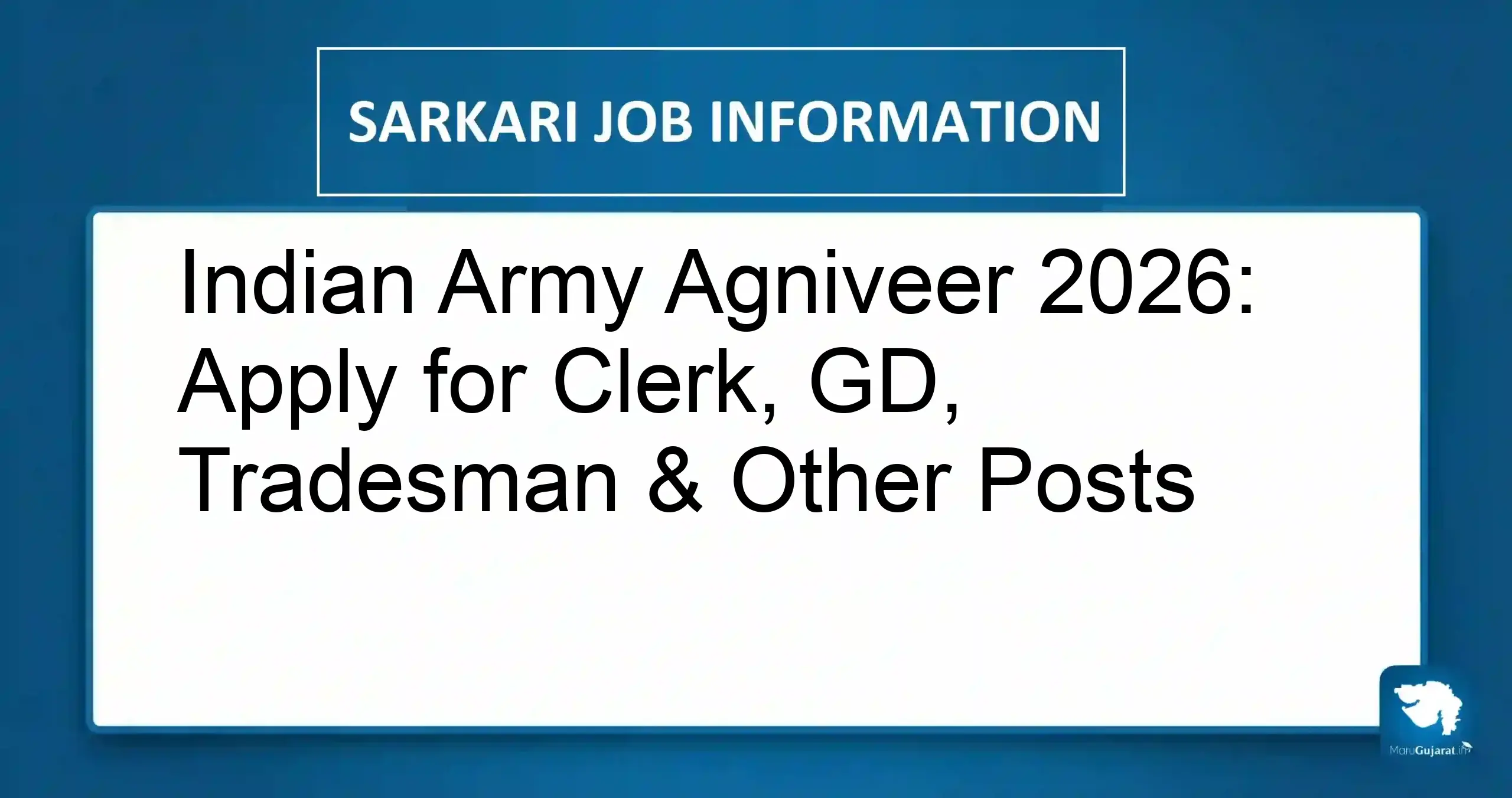 Indian Army Agniveer 2026