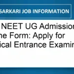 NTA NEET UG Admission 2026 Online Form: Apply for Medical Entrance Examination