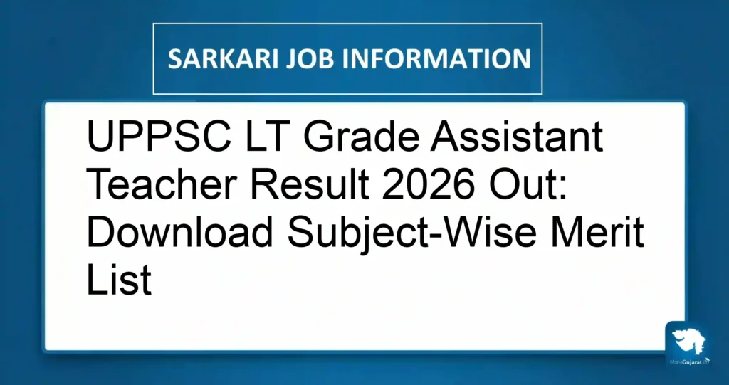 UPPSC LT Grade Assistant Teacher Result 2026 Out: Download Subject-Wise Merit List