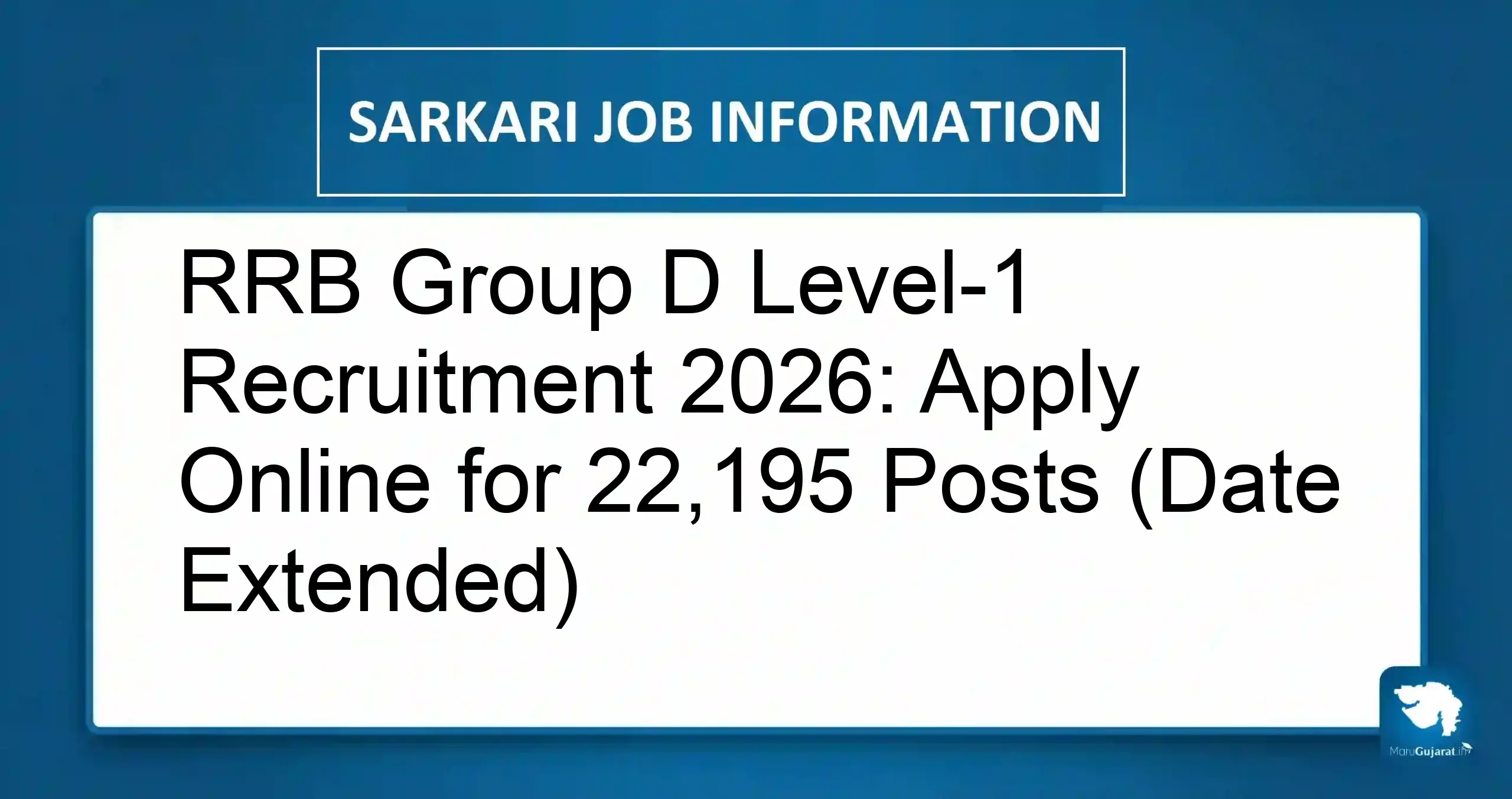 RRB Group D Recruitment 2026
